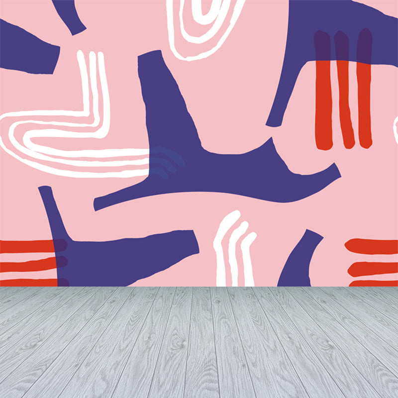 Huge Abstract Wall Covering Mural Water Resistant Contemporary Bedroom Wall Decor