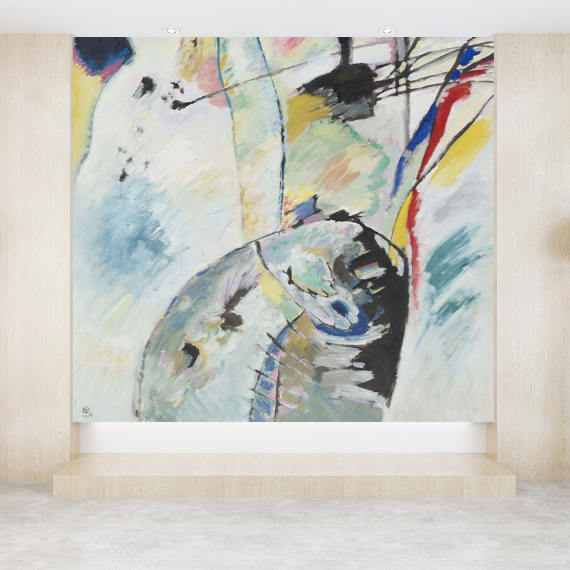 Illustration Abstract Wallpaper Mural Full Size Wall Art for Hallway, Made to Measure
