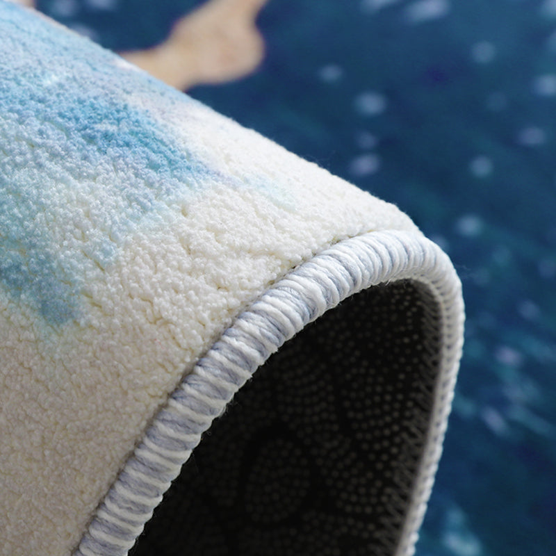 Casual Grey Novelty Rug Polyester Striped Pattern Carpet Washable Non-Slip Backing Pet Friendly Rug for Living Room