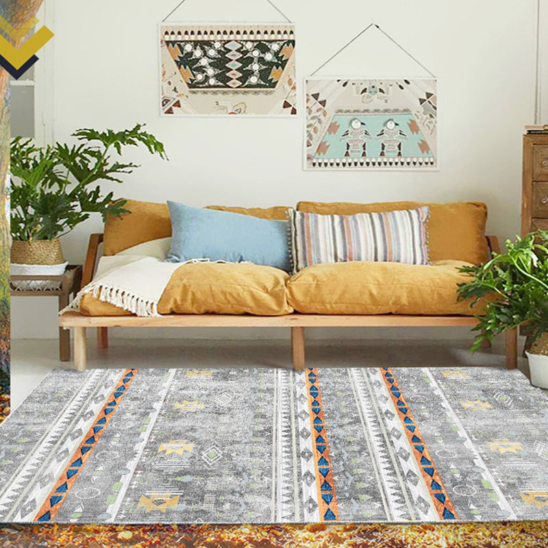 Fancy Medallion Indoor Tapijten Multi -gekleurde Boho Chic Tapijt Synthetics Pet Friendly Rug voor huizendecoratie