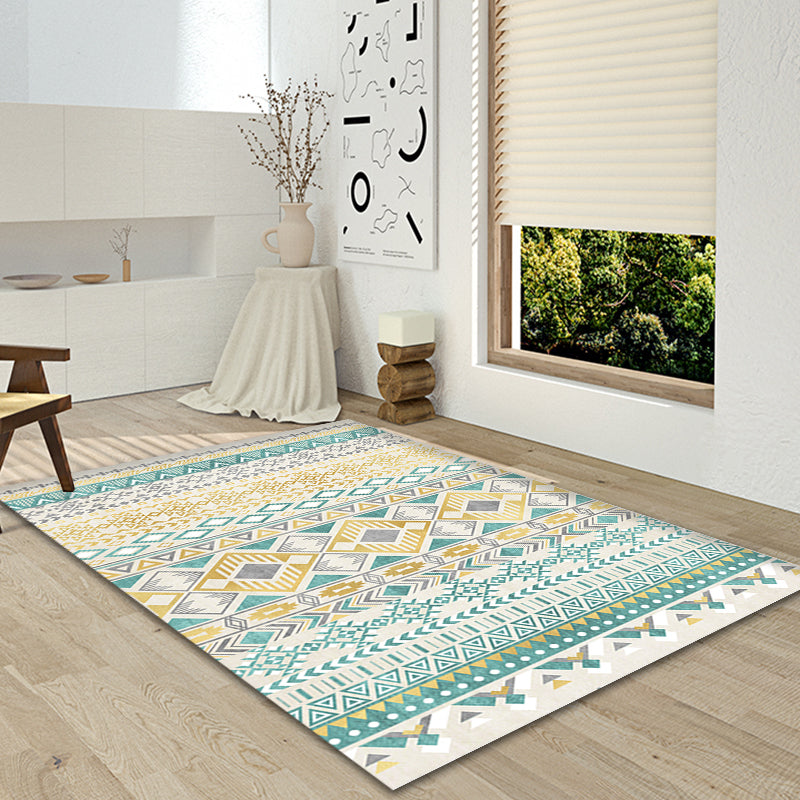 Fancy Medallion Indoor Tapijten Multi -gekleurde Boho Chic Tapijt Synthetics Pet Friendly Rug voor huizendecoratie