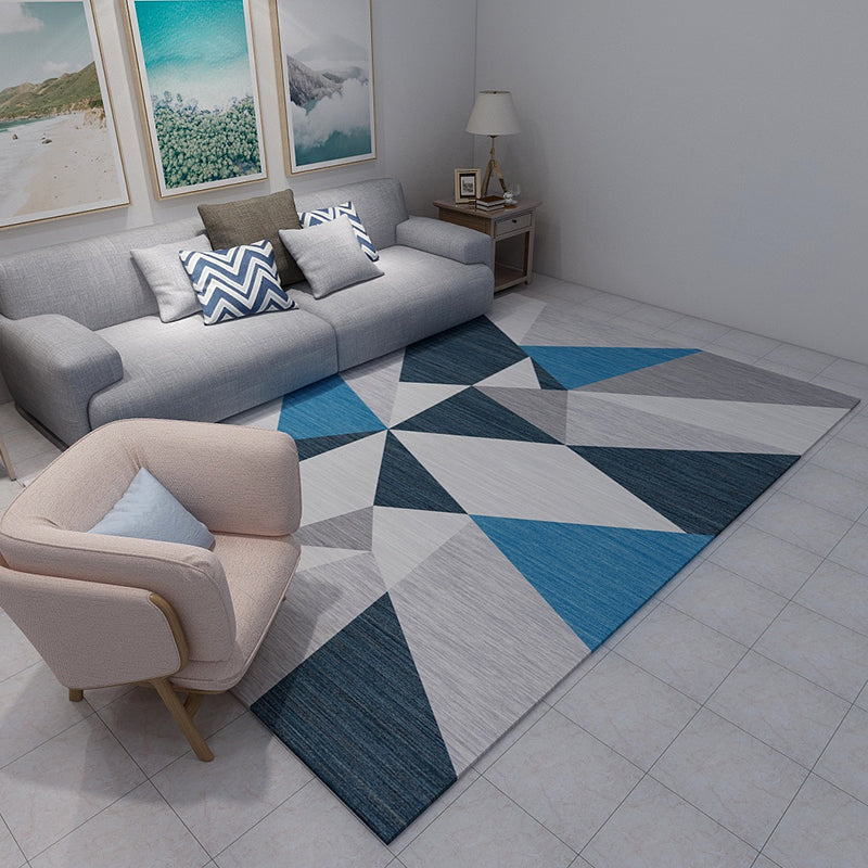 Nieuwheid Geometrisch patroon Patchwork Rug Multi-gekleurde moderne tapijt polypropyleen Anti-slip Tapijt voor woonkamer