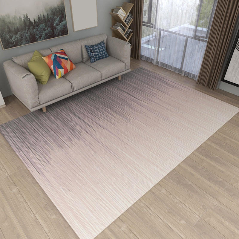 Pastel Ombre Area Rug Polypropylene Minimalist Rug Anti-Slip Backing Pet Friendly Carpet for Living Room