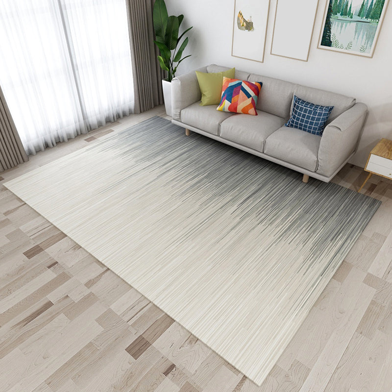 Pastel Ombre Area Rug Polypropylene Minimalist Rug Anti-Slip Backing Pet Friendly Carpet for Living Room