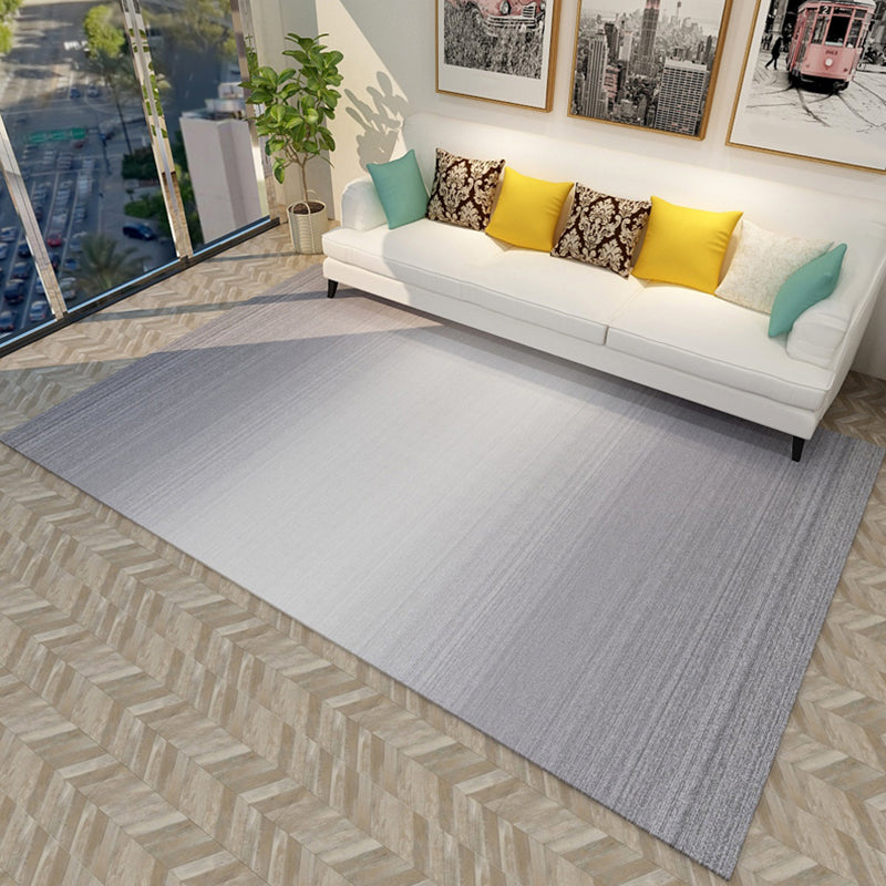 Pastel Ombre Area Rug Polypropylene Minimalist Rug Anti-Slip Backing Pet Friendly Carpet for Living Room