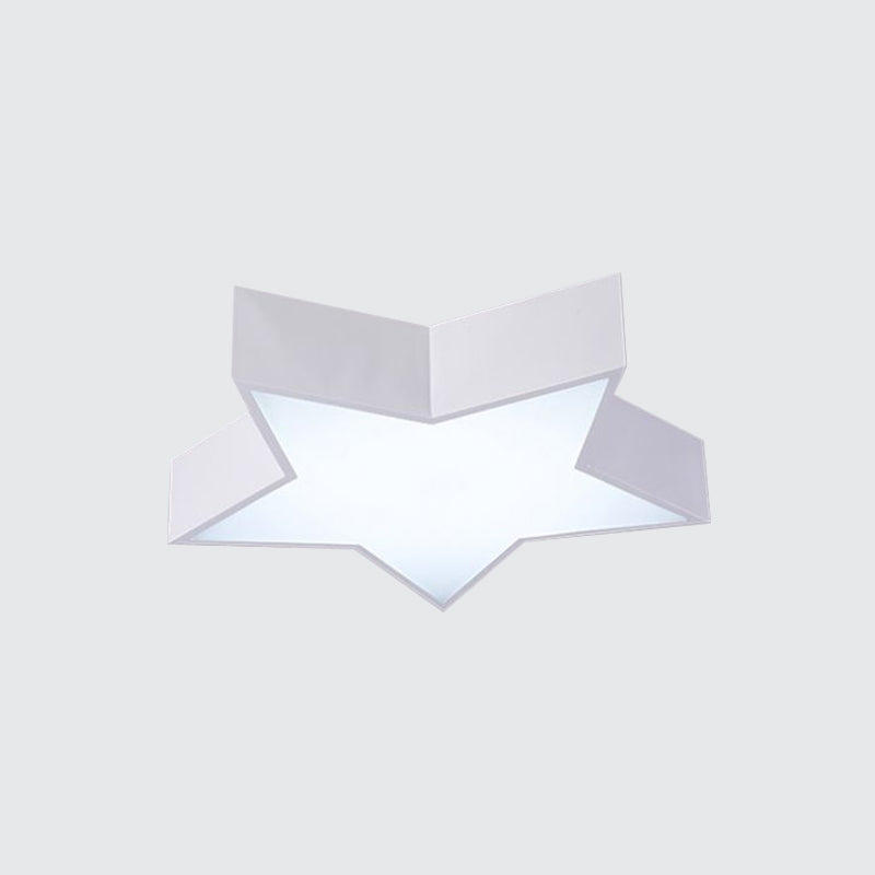 LED de montaje de LED de 5 estrellas con LED de montaje en blanco/rojo/azul cerca del dispositivo de iluminación de techo