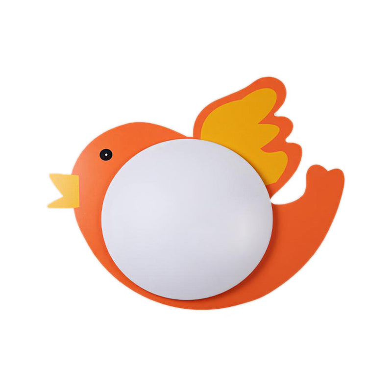 Kinder-Kreis-LED-Deckenleuchte mit Holz-Cartoon-Muster, Acryl-Deckenleuchte für den Kindergarten