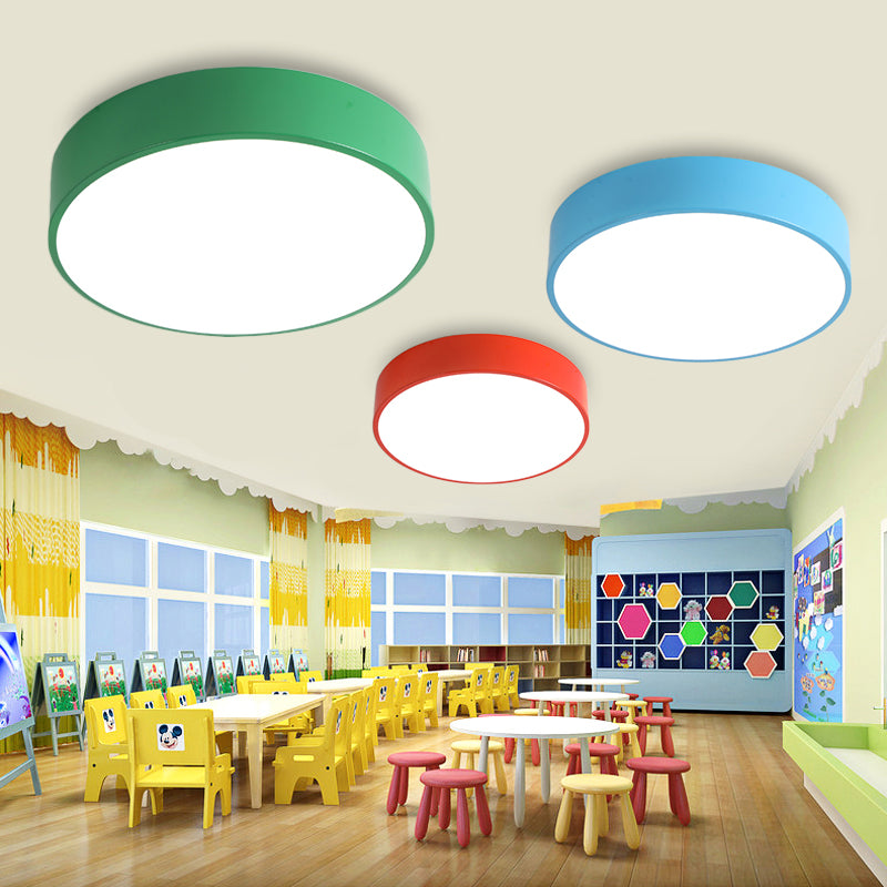 Gang Eettafel Cirkel Plafondlamp Acryl Modern Snoepkleurig Inbouwlicht