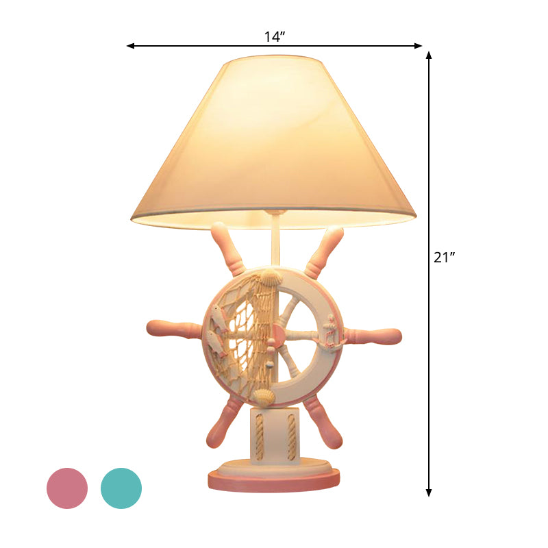 Kinderstijl roertafel lamp hout 1 kop nachtlampje in het bed in roze/blauw/groen met dimmer schakelaar/stroomschakelaar