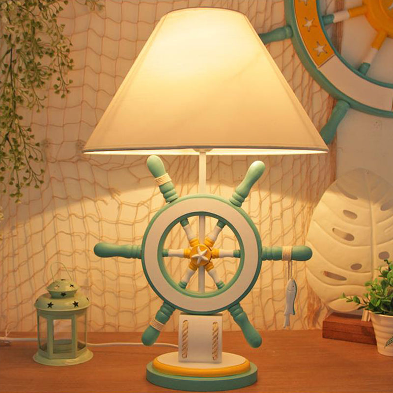 Kinderstijl roertafel lamp hout 1 kop nachtlampje in het bed in roze/blauw/groen met dimmer schakelaar/stroomschakelaar