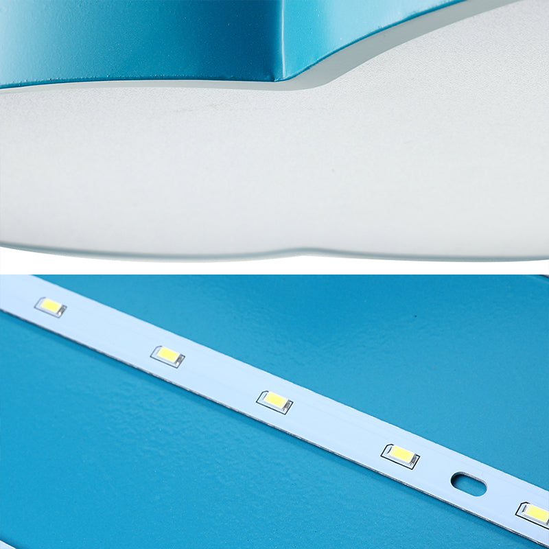 Cloud Shape Flush Ceiling Light Cartoon Acrylic LED Ceiling Lamp for Kindergarten