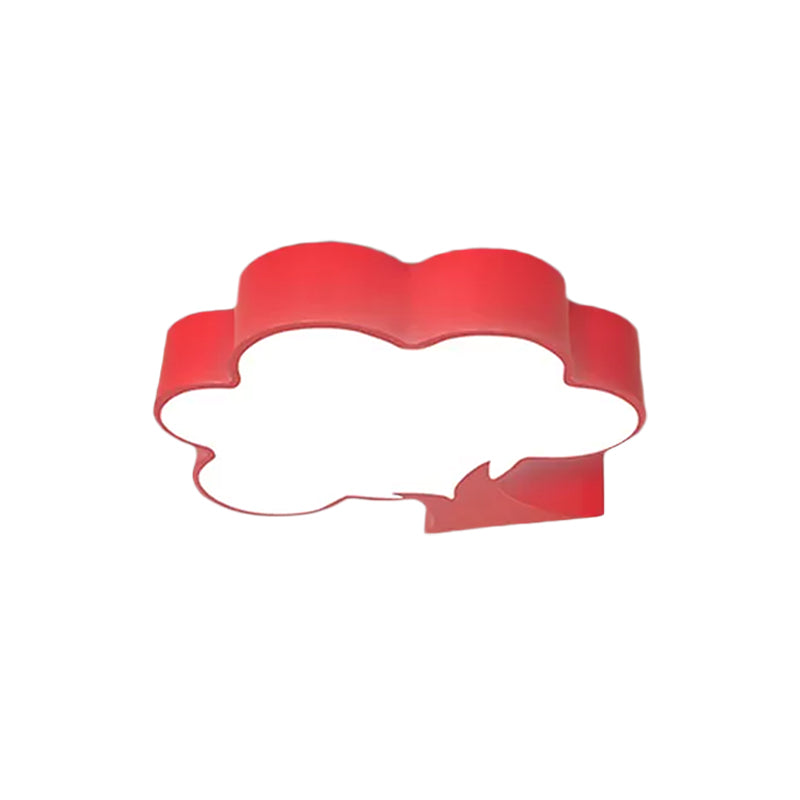 Cartoon Tree Acrylic Massimale Montaggio Lampada Kids Yellow / Red LED Flush Light Fixture per Sala Infermieri