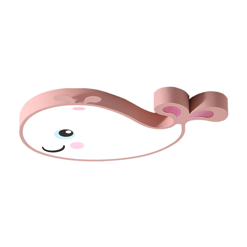 Macaron Dolphin inbouwlamp acryl LED-plafondlamp voor kinderkamer in blauw/roze/wit