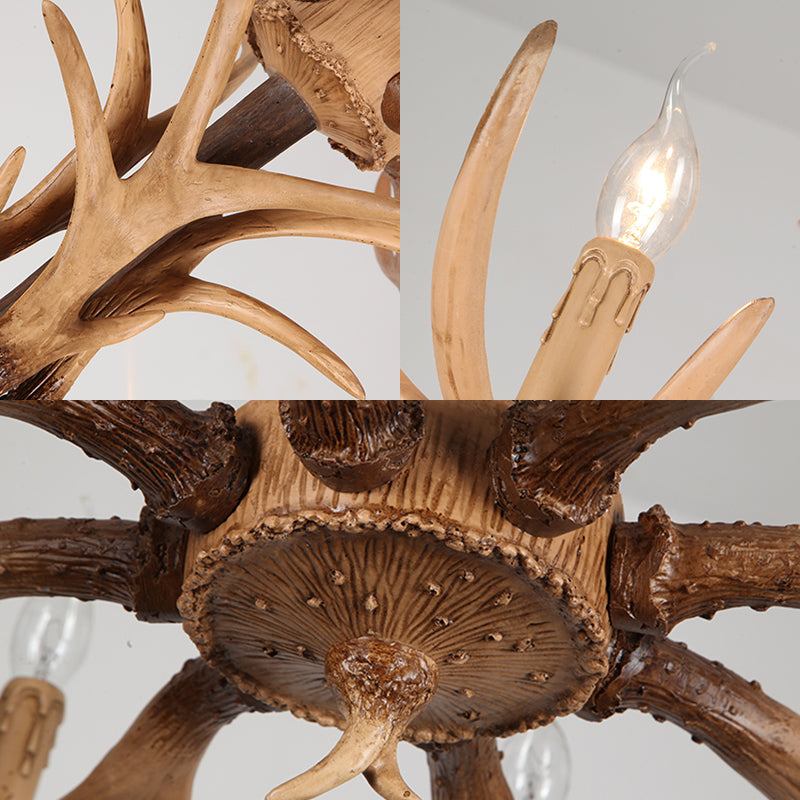 Lampe à lustre en résine 6/8
