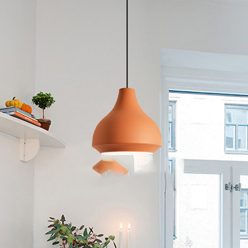 Luminure de pendentif de café à un seul bulbe