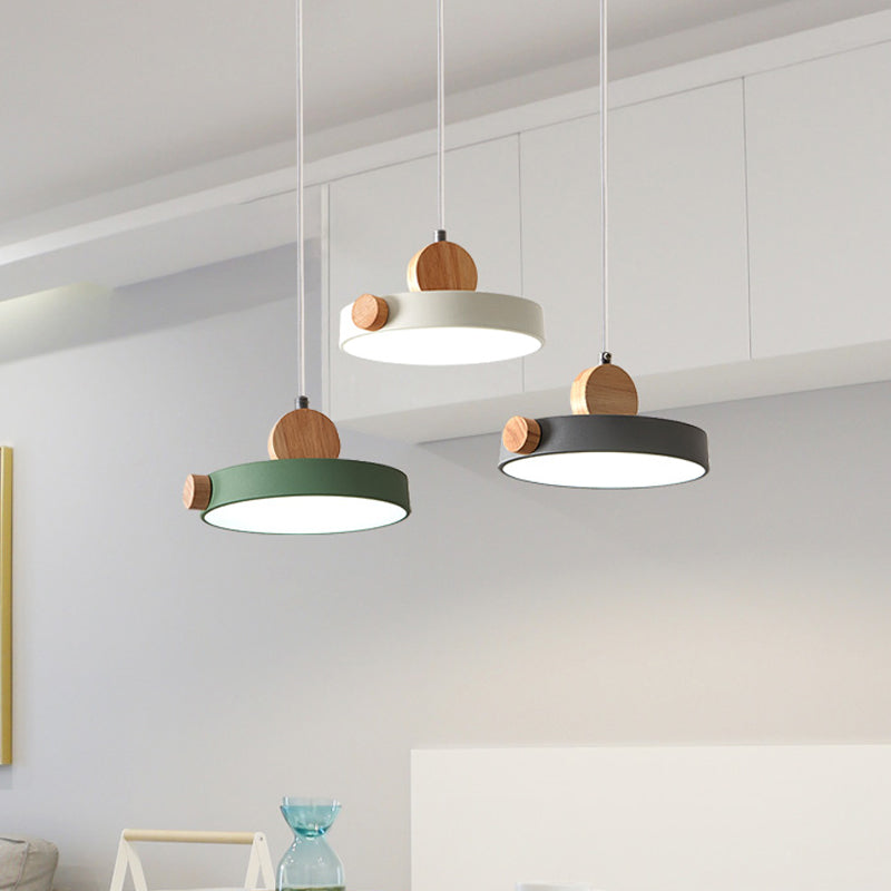 Light Nordic Acrilic Acrilic Acrilic Acrilic Acrilic Acrilic LED con decorazione in legno