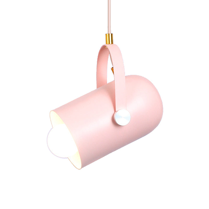 1-Licht-Bekleidungsgeschäft Anhänger Beleuchtung Makkaronblau/Rosa/Schwarz Handlege-Leicht