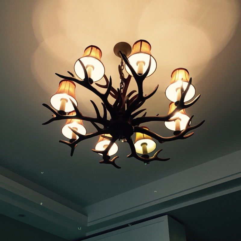 PENDANT PENDANT FAUX PAUX LAMPE RURAUX RURAUX BRORN ÉCLAIRAGE DE CHANDELLE ÉCLIATION POUR SAL