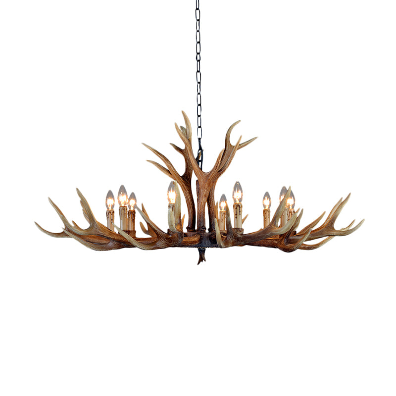 Resin Stag Antler Chandelier Countryside 6/8/10 LUMIÈRES PENSANT ÉCLAIR