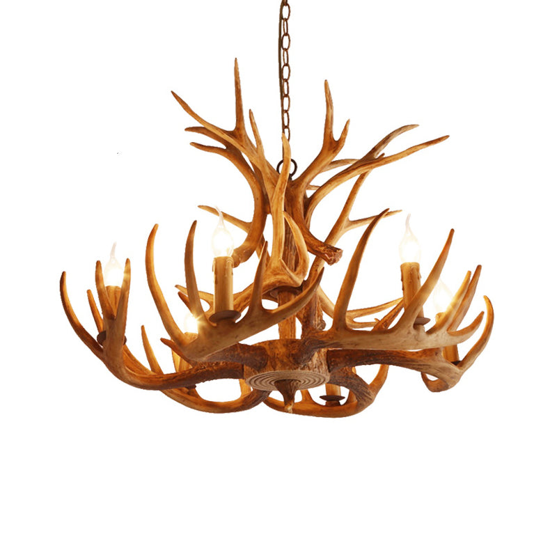 Résine Tox Antler Plafond Couche de lustre