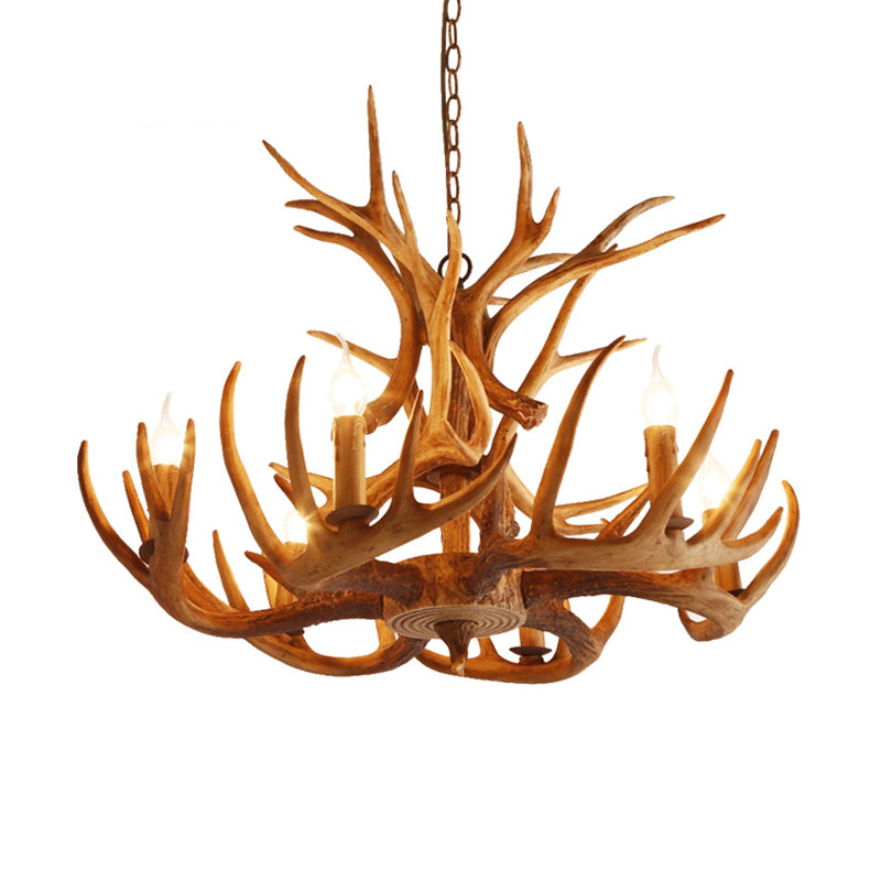 Résine Tox Antler Plafond Couche de lustre