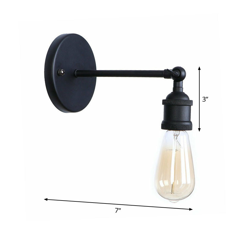 Réglable 1 lampe murale de tête Vintage Salon Moup Mot Mount d'éclair