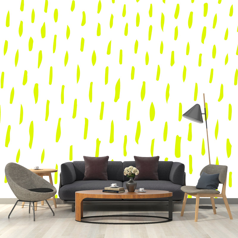Große moderne Wandtapete, dunkle Farbe, Geometrie-Wanddekoration, individuelle Größe erhältlich