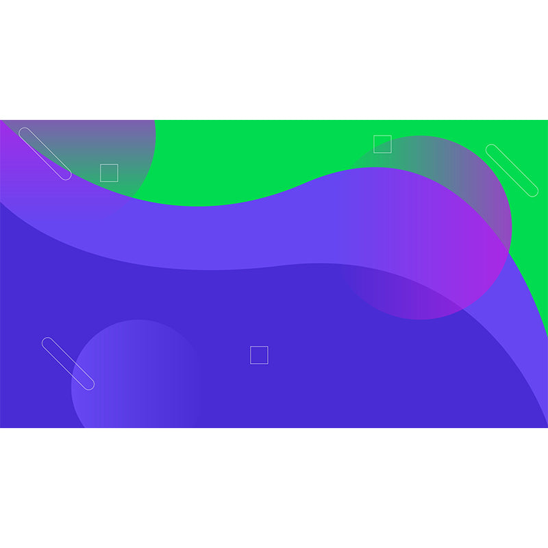 Moisture Resistant Geometry Wall Mural Modernism Non-Woven Fabric Wall Decor, Custom Made