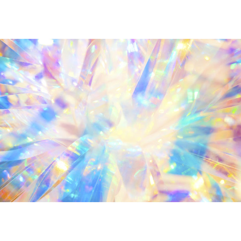 Illustration Color Abstract Patern Mural Decals for Indoor Wall, Yellow, Made to Measure