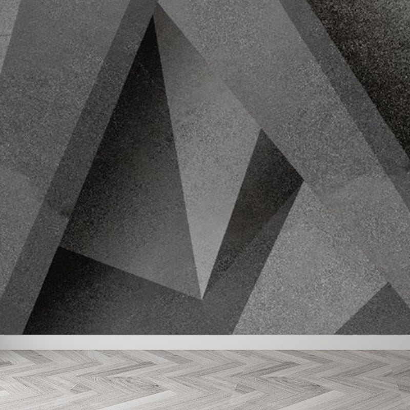 Creative Extensive Space Mural Wallpaper Soft Color Three-Dimensional Space Wall Art