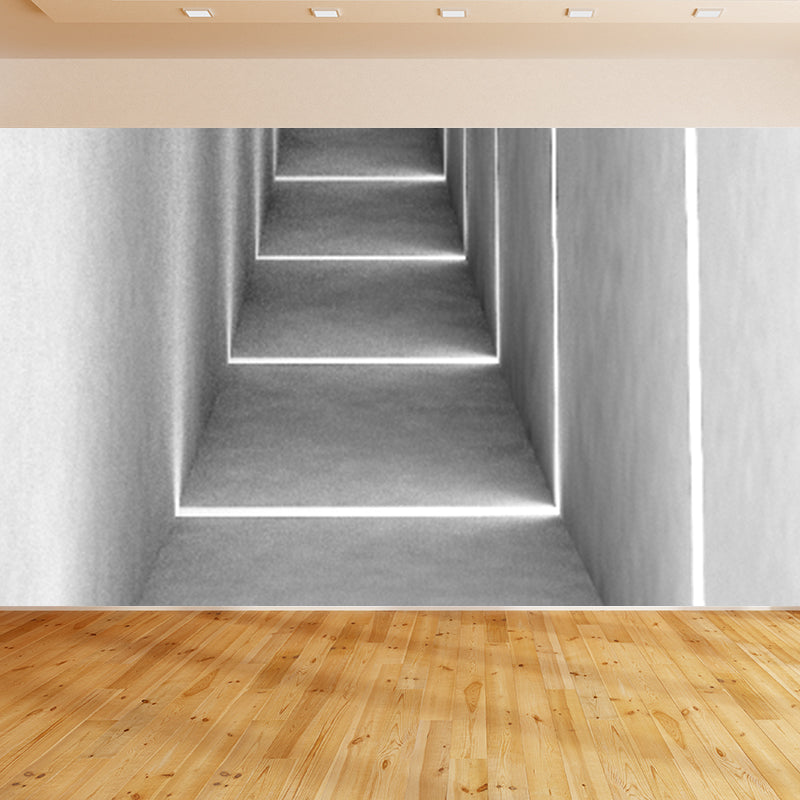 Papier peint Mural pour filles, nouveauté, motif de Construction de couloir, décoration murale de couleur Pastel