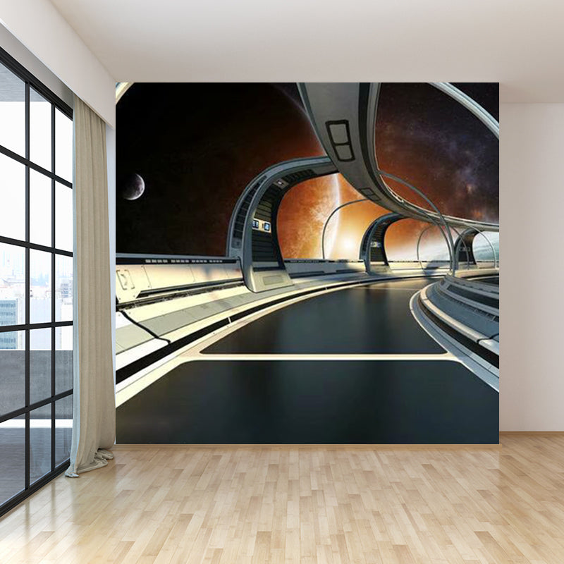 Papier peint Mural couleur Pastel vue 3D, pour décoration créative de salon, Art Mural