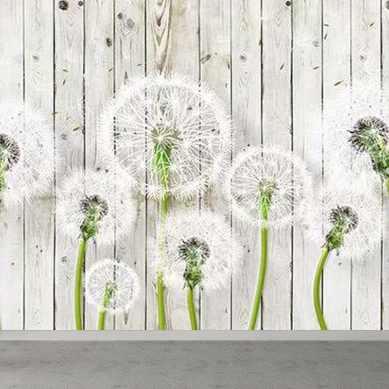 Soft Color Blossom Mural Wallpaper Flower Modern Washable Wall Covering for Kitchen