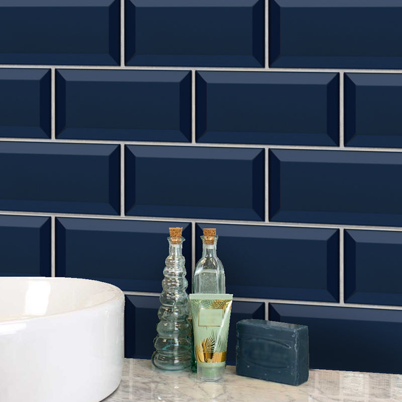 Self Sticking Brickwork Wallpaper Panels Rural PVC Wall Art for Kitchen, 8' x 4"