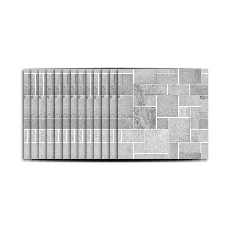 Peel and Stick Brick Wallpapers 18 Pieces Cottage PVC Wall Covering, 6' L x 6" W