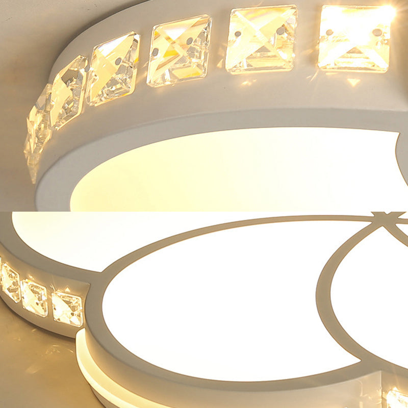 Wohnzimmer-Blüten-Unterputz-Deckenleuchte, Art-Deco-Deckenleuchte aus Acryl