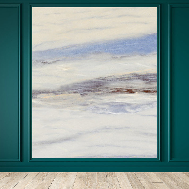 Waterproof Marble Effect Wall Mural Modern Non-Woven Wall Art, Custom Size Available