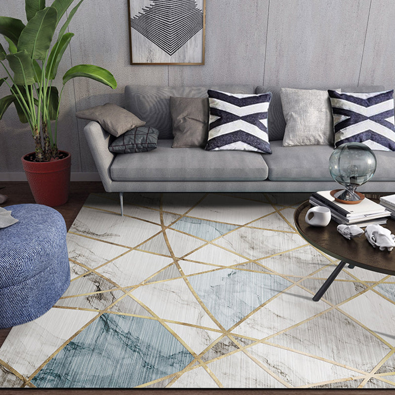 Alfombra de bombardeo de empalme suave alfombra modernista alfombra modernista alfombra sin deslizamiento para decoración del hogar