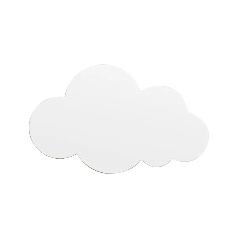 Plastic Cloud Slim Wall SCONCE MODERNO MODERNO STYLE PERCHIO MOLTO LED in bianco per la camera da letto per bambini