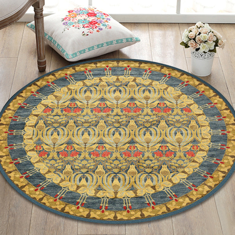 Shabby Tribal Rug Pastel Moroccan Rug Polypropylene Pet Friendly Non-Slip Carpet for Living Room