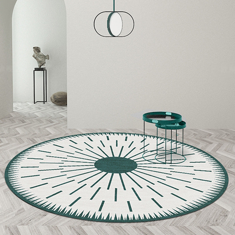 Tapis scandinave Starburst en synthétique de couleur douce, tapis d'intérieur respectueux des animaux de compagnie pour la décoration de la maison