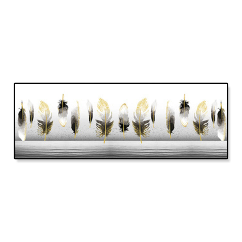 Textured Still Life Drawing Wall Art Canvas Nordic Style Wall Decor for Living Room