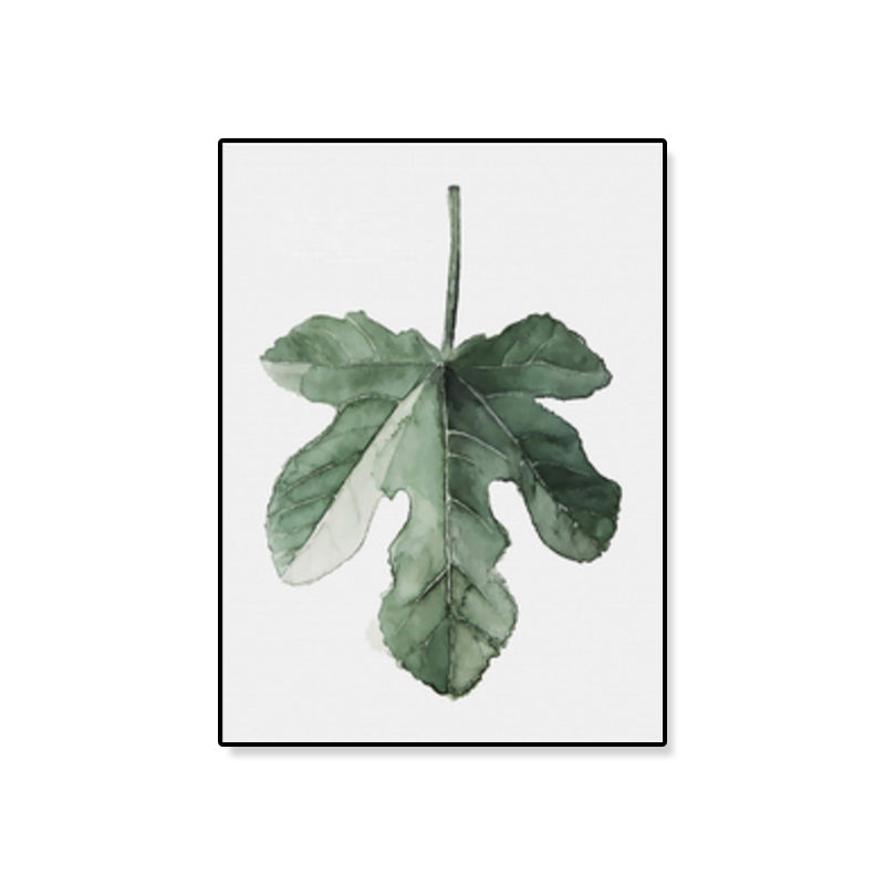 Minimalistische Botanics canvas print zachte kleur getextureerde muurkunst voor keuken, meerdere maten