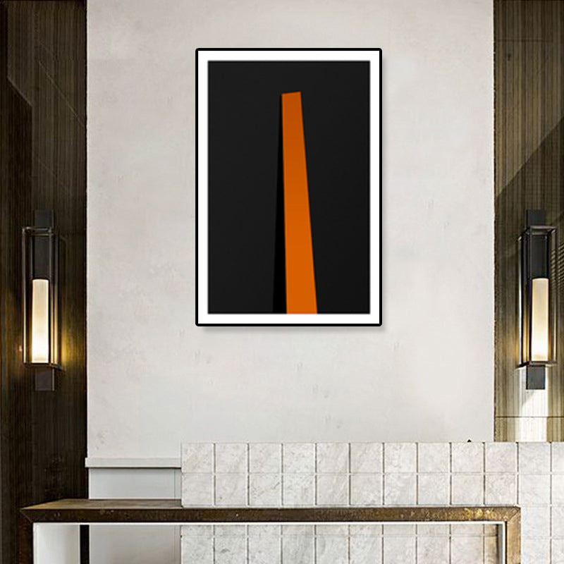 Zeitgenössische abstrakte Muster-Leinwandkunst, dunkle Farbe, Korridor-Wanddekoration, Größen optional