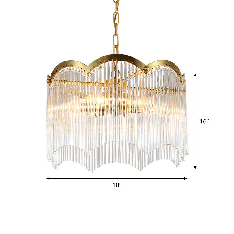 3/6 koppen keuken hangende kroonluchter moderne gouden plafondlamp met cirkelvormige kristallen staaf schaduw