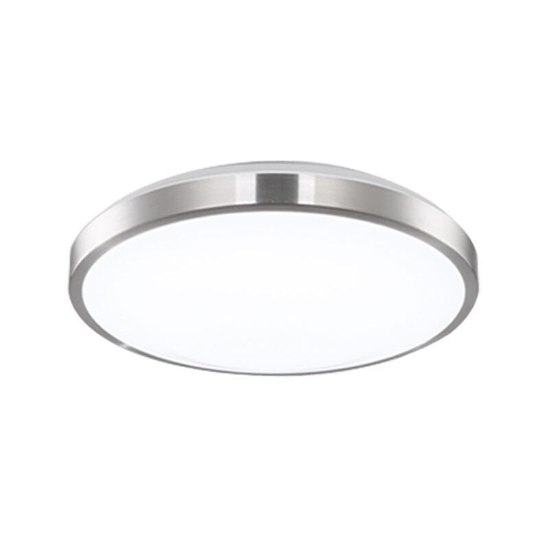 Acryl Circular LED Plafond Flush Minimalisme Silver Flush Mounted Light voor slaapkamer, 10 "/11" /16 " Wide
