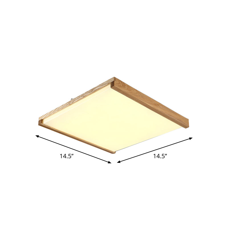 14,5 "/25.5" /38 " Wide Square Flushmount Nordic Acrylic Hotel Surface Montato LED Light in Warm / White Light