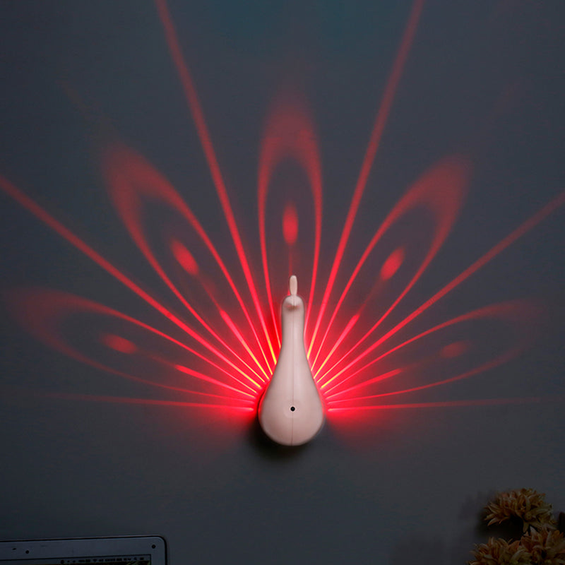 Creatief dieren Peacock Night Light Energy Saving Led Wall Lamp