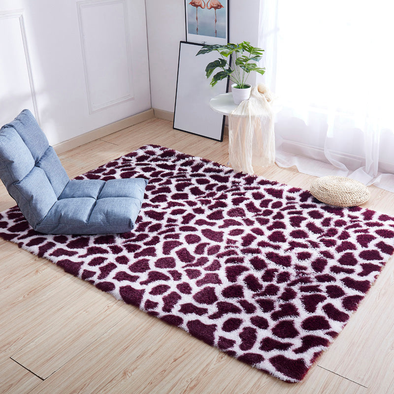 Tapis moderne moderne tapis moelleux tapis lavable pour le salon