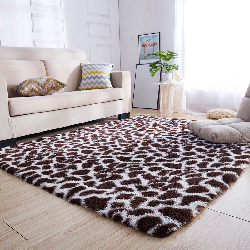 Tapis moderne moderne tapis moelleux tapis lavable pour le salon